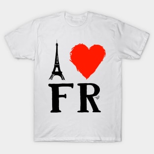 I Heart France (dk_remix) T-Shirt